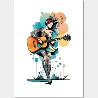 Tattooed Musician Posters and Art